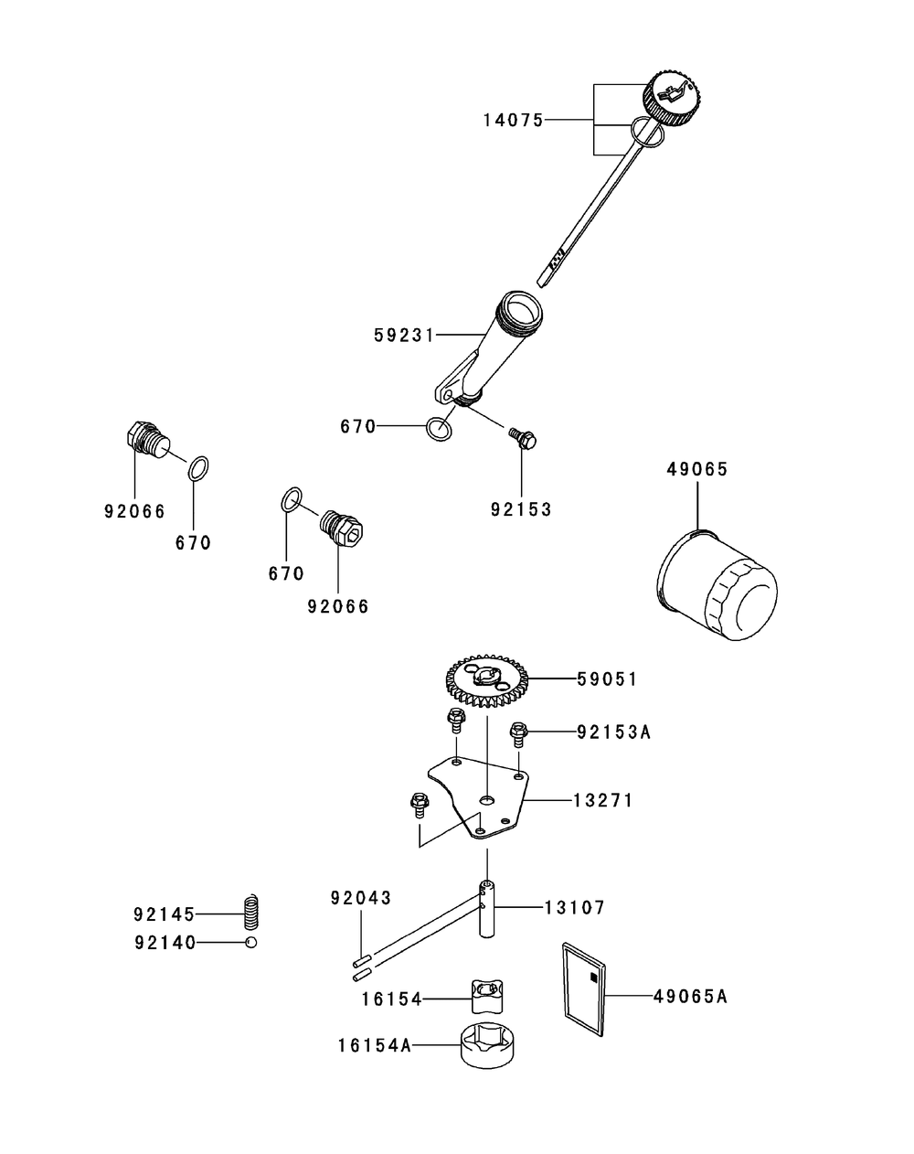 Fx1000v-As00 Lubrication Equipment Diagram and Parts List for M72-KW 53AI8CTZ750-37HP-OHV Cub Cadet Lawn Tractor